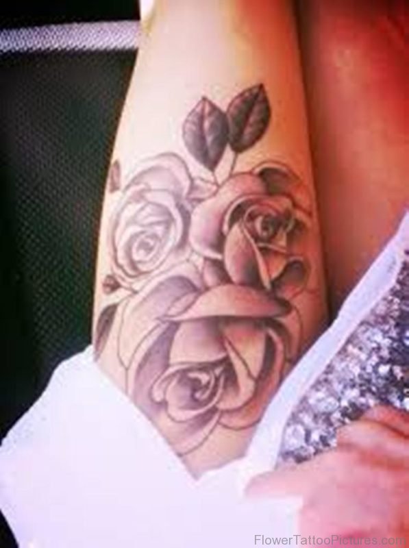 Outstanding Rose Tattoo 1