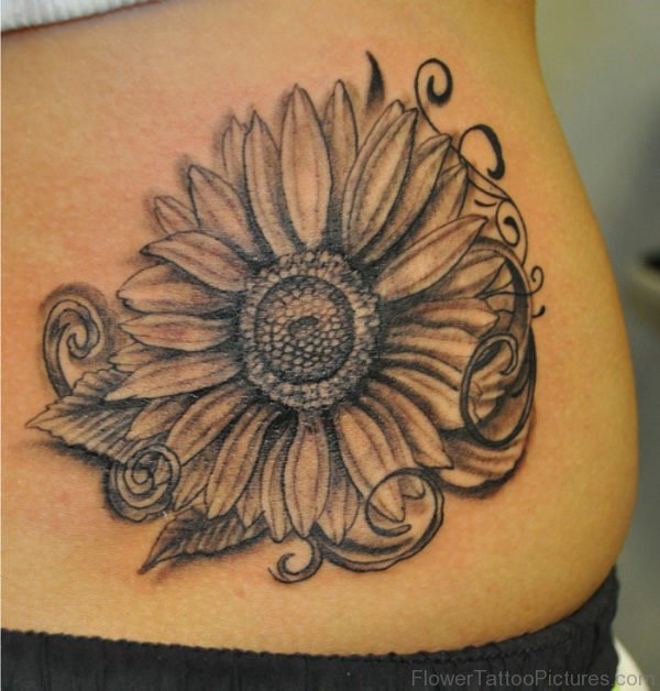 Pic Of Sunflower Tattoo