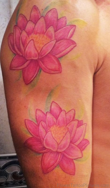 Pink Lotus Tattoo Pic