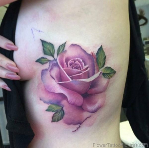 Pink Rose Tattoo 1