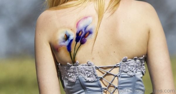 Pretty Lily Tattoo Design