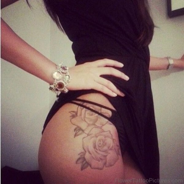 Rose Tattoo For Girls 1