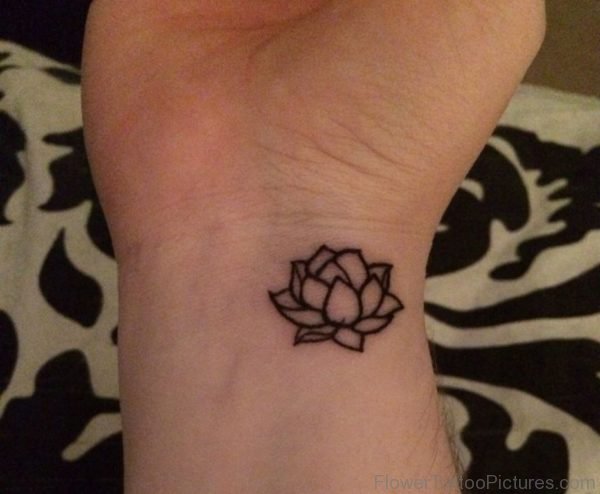 Small Lotus Tattoo 1