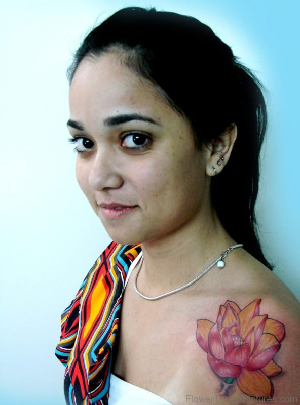 Small Lotus Tattoo 2
