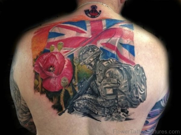 Soldier And Poppy Tattoo