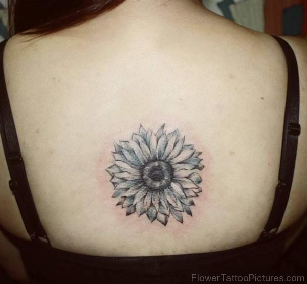 Sunflower Tattoo On Back