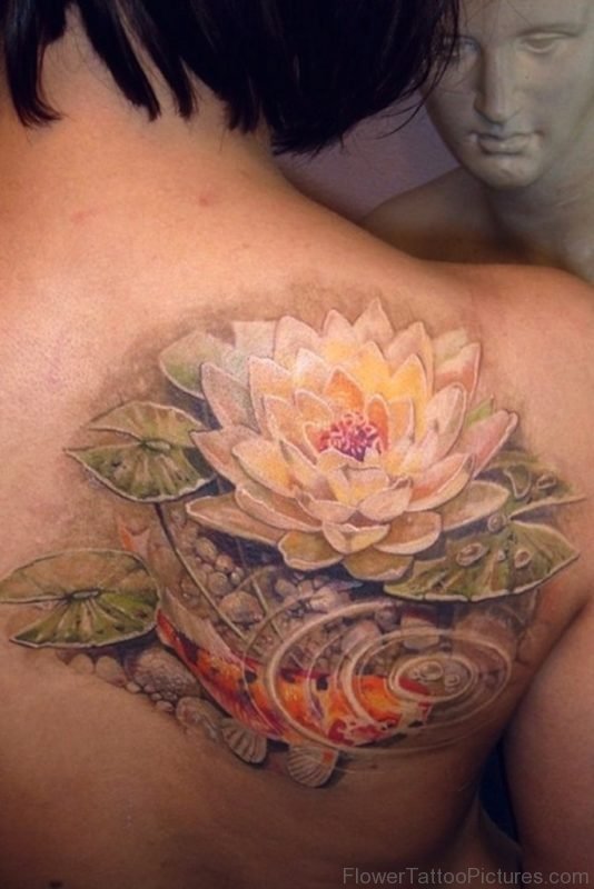 Sweet Lotus Tattoo Design