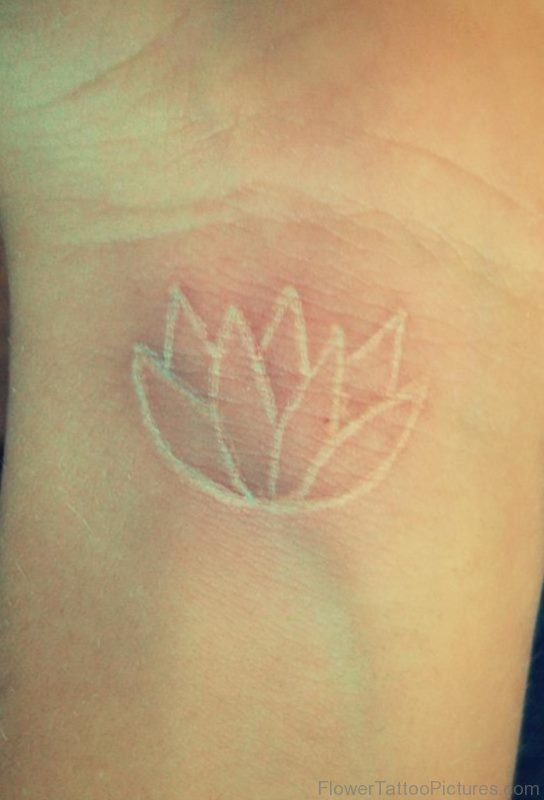White Lotus Tattoo On Wrist