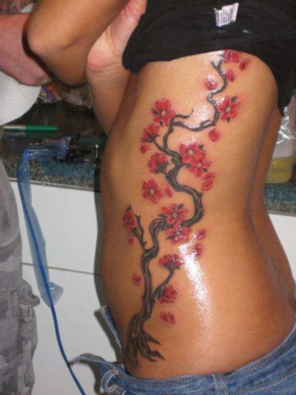 Wonderful Cherry Blossom Tattoo