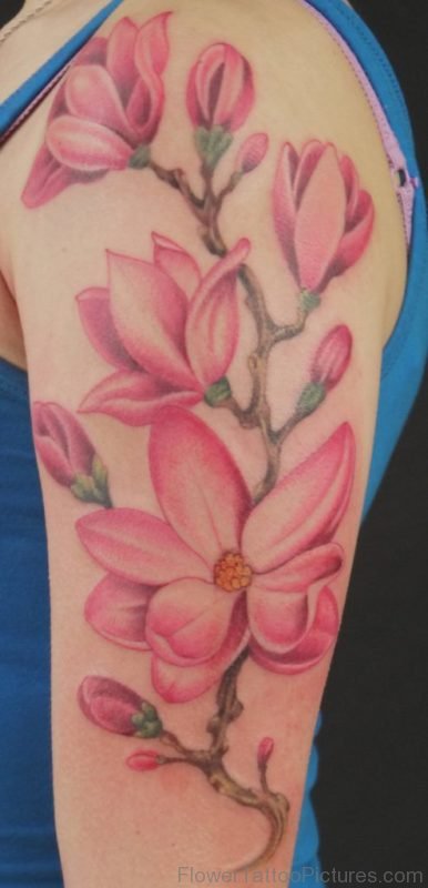 Wonderful Magnolia Tattoo