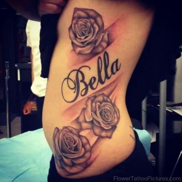 Word And Rose Tattoo