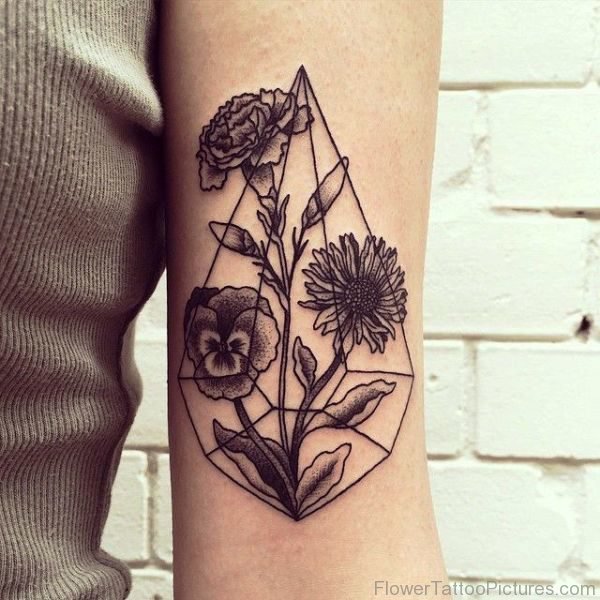Carnation Flower Tattoo Image