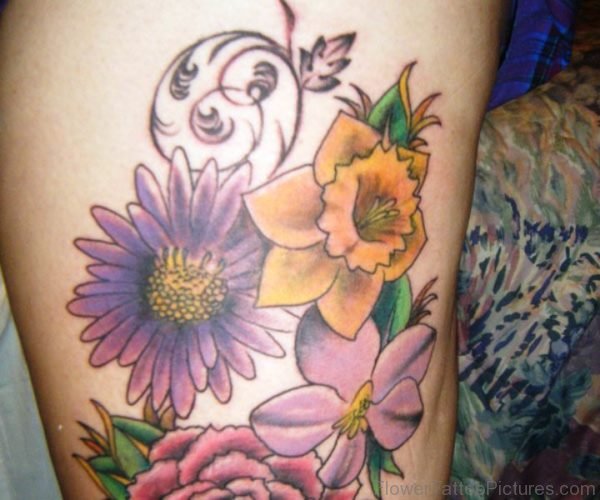 94 Dazzling Daffodil Flower Tattoos