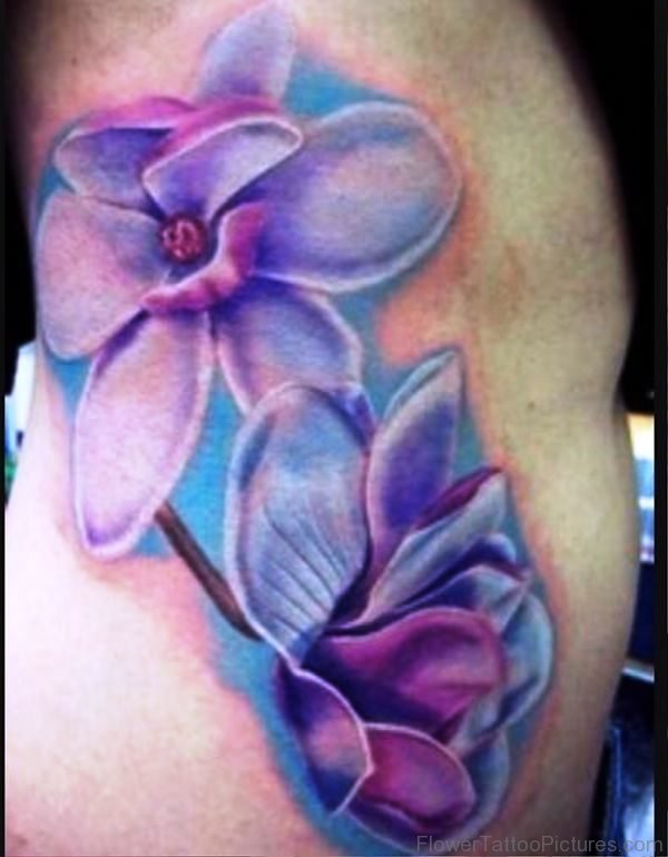 Image Of Larkspur Flower Tattoo Design