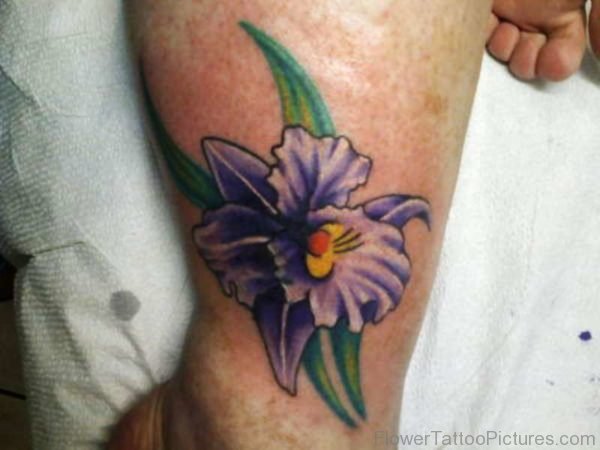 Photo Of Iris Flower Tattoo