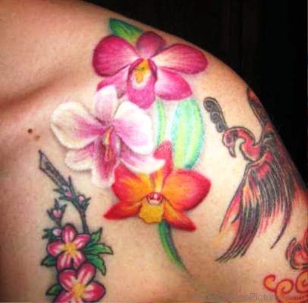 Photo Of Orchid Flower Tattoo