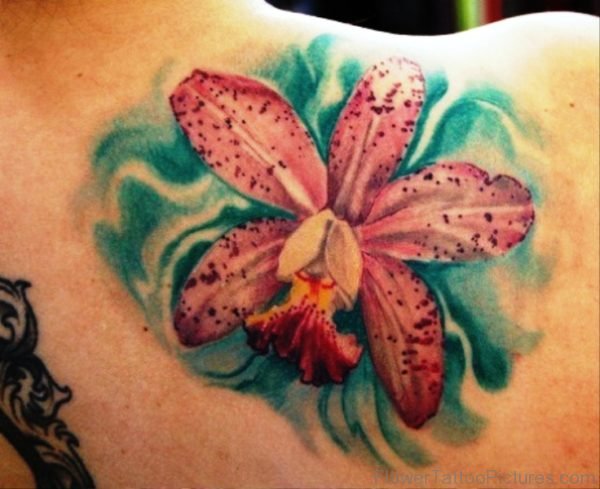 Unforgettable Orchid Flower Tattoo